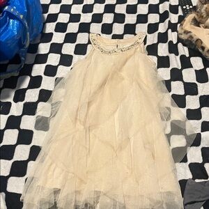 Tahari Sparkling Cream Kids Dress